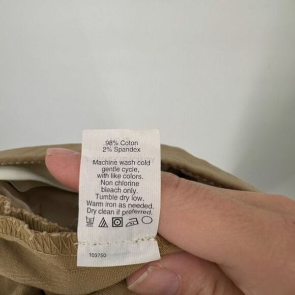 J. Crew women’s City Fit Broken-In Chino Bootcut Pants Size 10 Short Tan - Picture 11 of 11